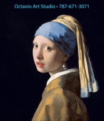 Johannes Vermeer, Girl with a Pearl Earring, 1665, oil on canvas. Mauritshuis, The Hague, Netherlands.