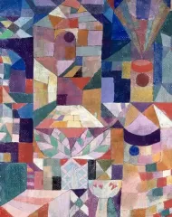 Burggarten (1919) painting in high resolution by Paul Klee. Original from the Kunstmuseum Basel Museum. Digitally enhanced by rawpixel.