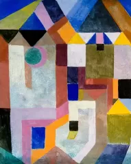 Colorful Architecture (1917) by Paul Klee. Original from The MET Museum. Digitally enhanced by rawpixel.