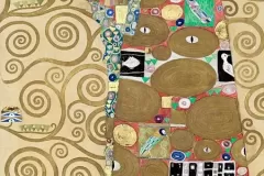 Gustav Klimt's Fulfillment (1910–1911) famous painting. Original from Wikimedia Commons. Digitally enhanced by rawpixel.