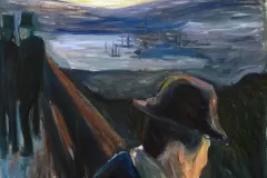Edvard Munch's Despair (1892) famous painting. Original from the Thiel Gallery.