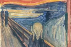 Edvard Munch's famous paintings. Original from Wikimedia Commons.
