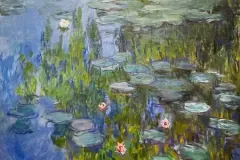 Claude Monet's Water Lilies (1915), famous vintage painting. Original public domain image from Digital Commonwealth. Digitally enhanced by rawpixel.

More:

 Original public domain image from Wikimedia Commons