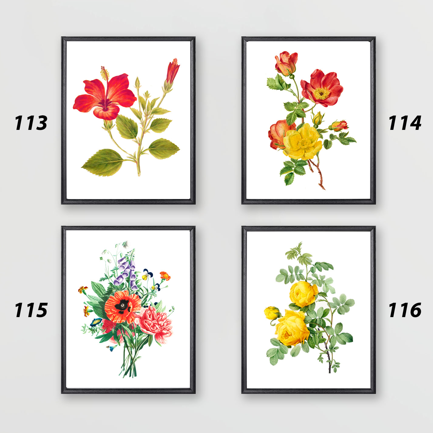 Octavio Art Studio - Vintage Flowers